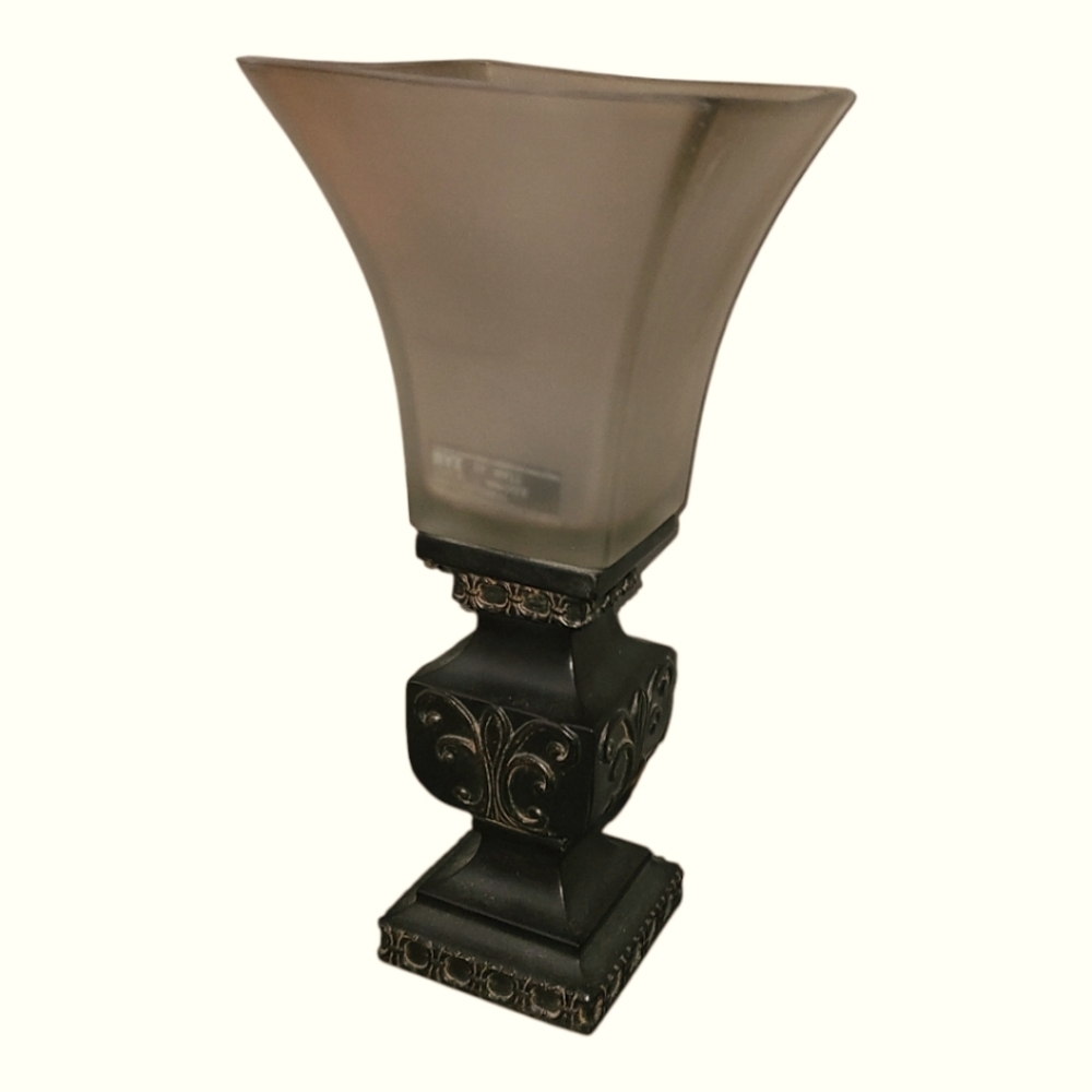 Vintage Inverted‎ Glass Shade Lamp - Picture 3 of 11